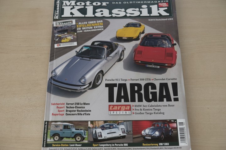 Deckblatt Motor Klassik (06/2010)